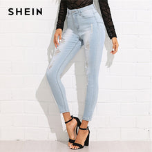 Load image into Gallery viewer, Bleach washed jeans